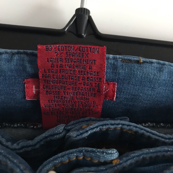 COPY - NWOT Hot Kiss Low Rise Belted Bell Bottoms Blue Jeans 90’s Y2K - Picture 10 of 16